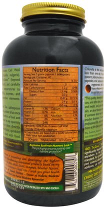 المكملات الغذائية، سوبرفوودس، مسحوق كلوريلا HealthForce Nutritionals, Chlorella Manna, 10.58 oz (300 g)