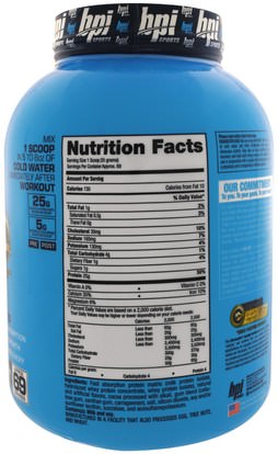 المكملات الغذائية، بروتين مصل اللبن، ببي القوة الرياضية والقوة BPI Sports, ISO HD, 100% Whey Protein Isolate & Hydrolysate, Peanut Butter Candy Bar, 5.3 lbs (2,398 g)