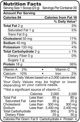 المكملات الغذائية، بروتين مصل اللبن Jarrow Formulas, 100% Natural Whey Protein Powder, Unflavored, 16 oz (454 g)