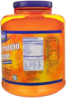 المكملات الغذائية، بروتين مصل اللبن Now Foods, Sports, Whey Protein Isolate, Natural Unflavored, 5 lbs (2268 g)