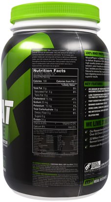 المكملات الغذائية، بروتين مصل اللبن، والرياضة MusclePharm, Combat 100% Isolate, Vanilla, 32 oz (907 g)