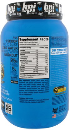 المكملات الغذائية، بروتين مصل اللبن، بروتين الرياضة BPI Sports, Whey HD, Ultra Premium Protein Powder, Snickerdoodle, 2.04 lbs (925 g)