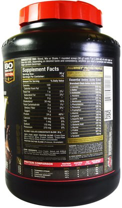 المكملات الغذائية، بروتين مصل اللبن، والرياضة ALLMAX Nutrition, AllWhey Gold, Premium Isolate/Whey Protein Blend, Chocolate, 5 lbs. (2.27 kg)