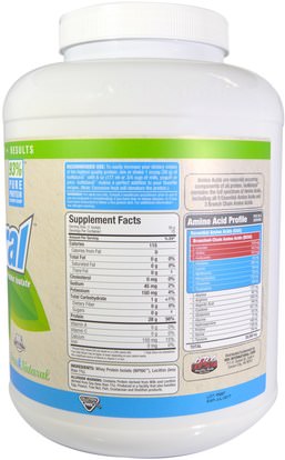 المكملات الغذائية، بروتين مصل اللبن، والرياضة ALLMAX Nutrition, IsoNatural, Whey Protein Isolate, Unflavored, 5 lbs (2.25 kg)