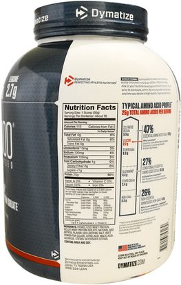 المكملات الغذائية، بروتين مصل اللبن، تجريب Dymatize Nutrition, ISO100 Hydrolyzed, 100% Whey Protein Isolate, Strawberry, 5 lbs (2.3 kg)