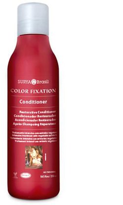 Surya Henna, Color Fixation, Restorative Conditioner, 8.45 fl oz (250 ml) ,حمام، الجمال، مكيفات، الشعر، فروة الرأس، الشامبو، مكيف