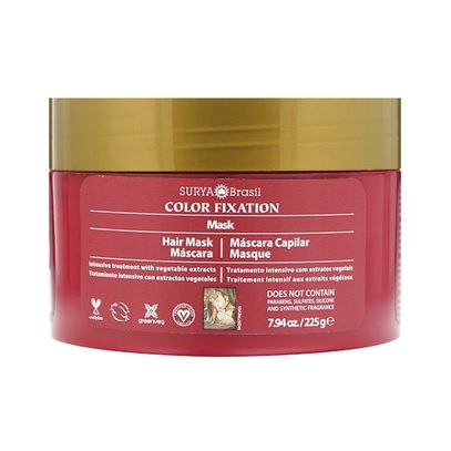 Surya Henna, Color Fixation - Restorative Hair Mask, 7.6 fl oz (225 g) ,حمام، الجمال، مكيفات، الشعر، فروة الرأس، الشامبو، مكيف