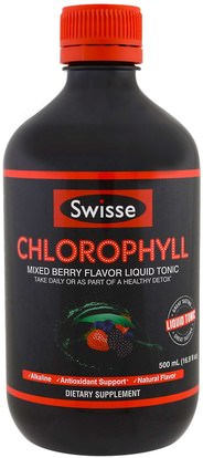 Swisse, Ultiboost Chlorophyll, Mixed Berry, 16.9 fl oz (500 ml) ,المكملات الغذائية، الكلوروفيل