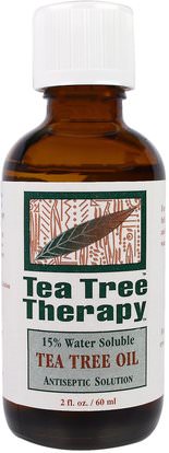 Tea Tree Therapy, Tea Tree Oil, 2 fl oz (60 ml) ,حمام، الجمال، الروائح الزيوت العطرية، زيت شجرة الشاي