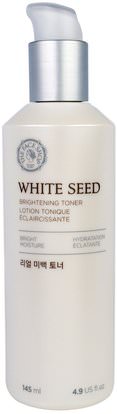 The Face Shop, White Seed, Brightening Toner, 4.9 fl oz (145 ml) ,حمام، الجمال، أحبار الوجه