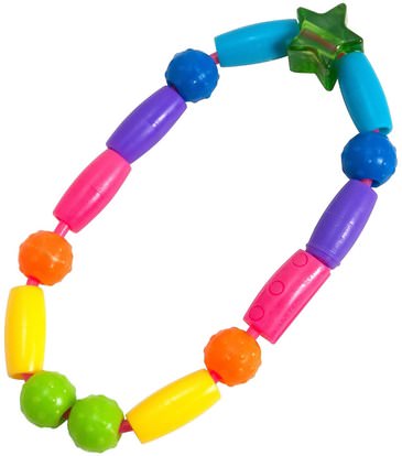 The First Years, Bright Beads, Teething Toy, 3 + Months, 1 Teething Toy ,الأطفال الصحة، لعب الأطفال، التسنين اللعب