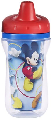 The First Years, Mickey Mouse Insulated Sippy Cup, 9 + Months, 9 oz (266 ml) ,صحة الطفل، تغذية الطفل، سيبي الكؤوس