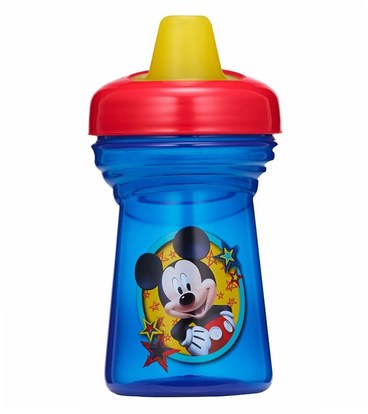 The First Years, Mickey Mouse Soft Spout Cup, 9m+, 9 oz (266 ml) ,صحة الطفل، تغذية الطفل، سيبي الكؤوس