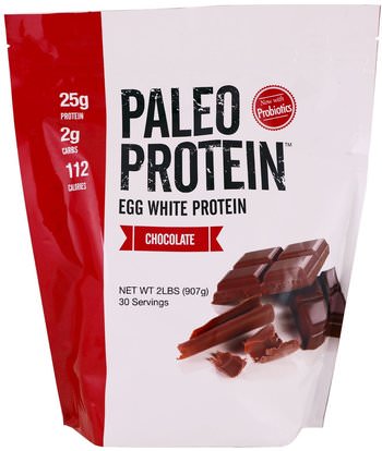 The Julian Bakery, Paleo Protein, Egg White Protein, Chocolate, 2 lbs (907 g) ,والرياضة، والمكملات الغذائية، والبروتين