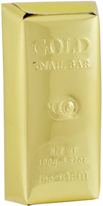 The Saem, Gold Snail Bar, 3.52 oz (100 g) ,الجمال، العناية بالوجه