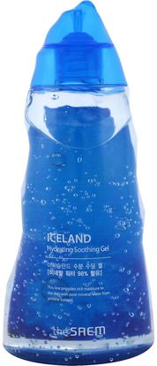 The Saem, Iceland, Hydrating Soothing Gel, 10.14 fl oz (300 ml) ,الصحة، جلد، حمم، الجمال