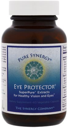 The Synergy Company, Eye Protector, 60 Veggie Caps ,والرعاية الصحية، والعناية بالعيون، والرعاية الرؤية، والرؤية