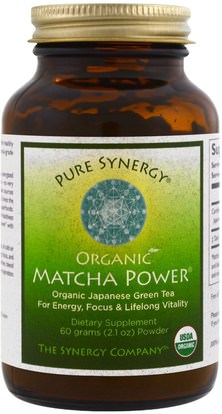 The Synergy Company, Organic Matcha Power, 2.1 oz (60 g) ,المكملات الغذائية، سوبرفوودس