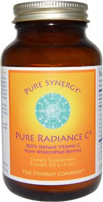 The Synergy Company, Pure Radiance C, Powder, 4 oz (120 g) ,الفيتامينات، فيتامين ج