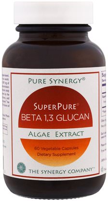The Synergy Company, SuperPure, Beta 1,3 Glucan, Algae Extract, 60 Veggie Caps ,المكملات الغذائية، بيتا جلوكان
