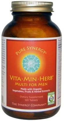 The Synergy Company, VitaMinHerb, Multi for Men, 120 Tablets ,الفيتامينات، الرجال الفيتامينات