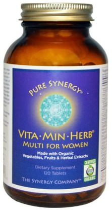 The Synergy Company, VitaMinHerb, Multi for Women, 120 Tablets ,الفيتامينات، النساء الفيتامينات