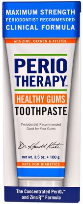 TheraBreath, PerioTherapy Healthy Gums Toothpaste, 3.5 oz (100 g) ,حمام، الجمال، معجون أسنان