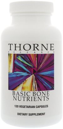 Thorne Research, Basic Bone Nurtients, 120 Vegetarian Capsules ,المكملات الغذائية، الصحة، العظام