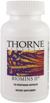 Thorne Research, Biomins II, 120 Vegetarian Capsules ,المكملات الغذائية، المعادن، المغنيسيوم