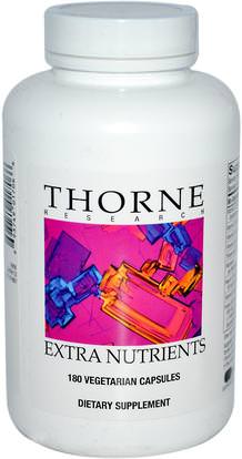 Thorne Research, Extra Nutrients, 180 Vegetarian Capsules ,الفيتامينات، الفيتامينات