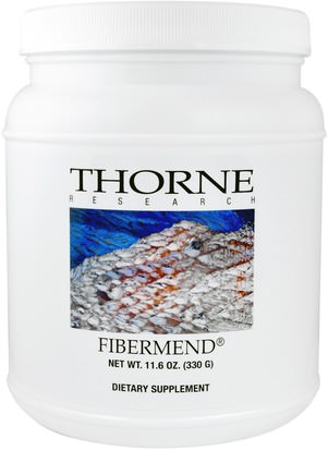 Thorne Research, FiberMend, 11.6 oz (330 g) ,المكملات الغذائية، والألياف، والصحة، والإمساك