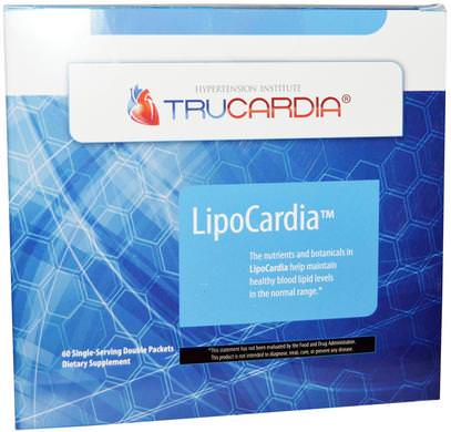 Thorne Research, LipoCardia, 60 Single Serving Double Packets ,والصحة، وضغط الدم