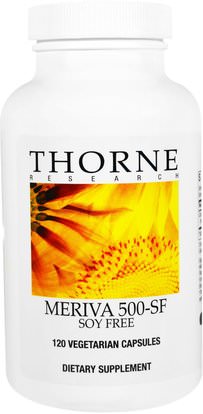 Thorne Research, Meriva 500-SF, 120 Vegetarian Capsules ,المكملات الغذائية، مضادات الأكسدة، الكركمين، ميريفا فيتوسوم الكركمين