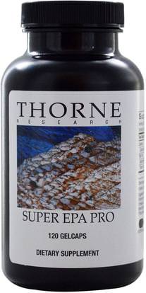 Thorne Research, Super EPA Pro, 120 Gelcaps ,المكملات الغذائية، إيفا أوميجا 3 6 9 (إيبا دا)، دا، إيبا
