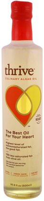 Thrive, Culinary Algae Oil, 16.9 fl oz (500 ml) ,المكملات الغذائية، إيفا أوميجا 3 6 9 (إيبا دا)، دا