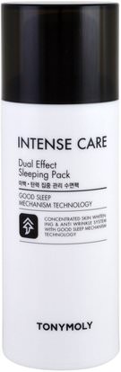 Tony Moly, Intense Care, Dual Effect Sleeping Pack, 3.52 fl oz (100 ml) ,الصحة، الجلد