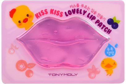Tony Moly, Kiss Kiss Lovely Lip Patch, 1 Piece ,حمام، الجمال، العناية الشفاه