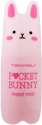 Tony Moly, Pocket Bunny, Moist Mist, 60 ml ,حمام، الجمال، أحبار الوجه