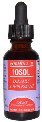 TPCS, Iosol Formula II, 1 fl oz (30 ml) ,والملاحق، والمعادن، واليود