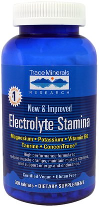 Trace Minerals Research, Electrolyte Stamina, 300 Tablets ,والصحة، والطاقة