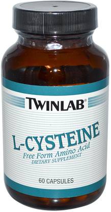 Twinlab, L-Cysteine, 60 Capsules ,المكملات الغذائية، ل السيستين