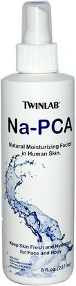 Twinlab, Na-PCA, For Face and Body, 8 fl oz (237 ml) ,الصحة، الجلد