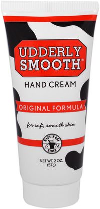 Udderly Smooth, Hand Cream, Original Formula, 2 oz (57 g) ,حمام، الجمال، كريمات اليد