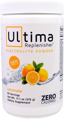 Ultima Health Products, Ultima Replenisher Electrolyte Powder, Lemonade, 11.1 oz (315 g) ,والرياضة، بالكهرباء شرب التجديد