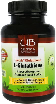 Ultra Laboratories, L-Glutathione, 30 Capsules ,المكملات الغذائية، ل الجلوتاثيون