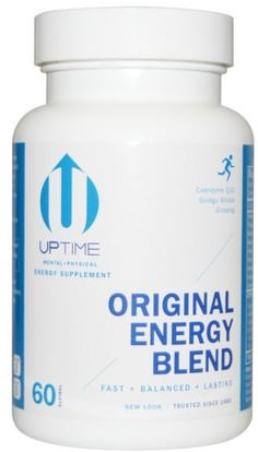 Uptime Sports Nutrition, Uptime, Original Energy Blend, 60 Tablets ,والصحة، والطاقة