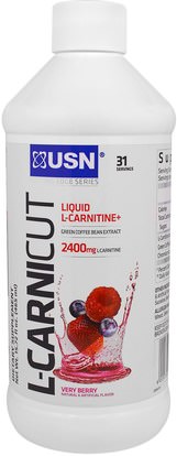 USN, Cutting Edge Series, L-Carnicut, Very Berry, 15.72 fl oz (465 ml) ,Herb-sa