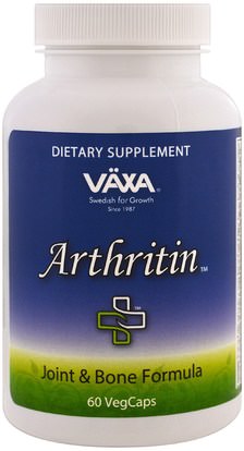 Vaxa International, Arthritin, 60 Veggie Caps ,والمكملات الغذائية، والصحة، والتهاب المفاصل