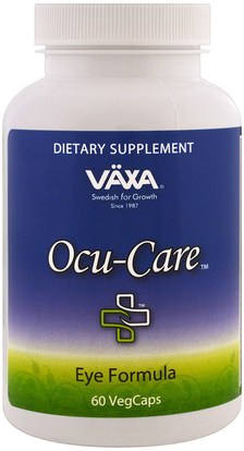 Vaxa International, Ocu-Care, 60 Veggie Caps ,والرعاية الصحية، والعناية بالعيون، والرعاية الرؤية، والرؤية
