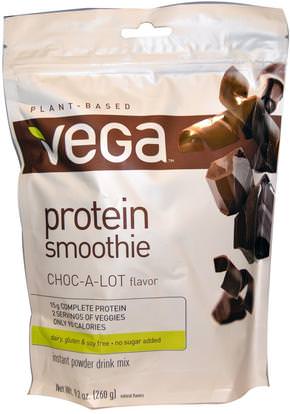 Vega, Protein Smoothie, Choc-A-Lot, 9.2 oz (260 g) ,Herb-sa